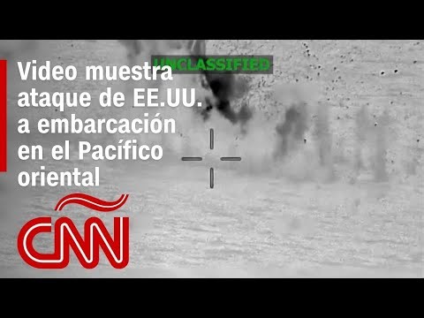 Video muestra destrucción de una nueva embarcación en el Pacífico oriental por parte de EE.UU.