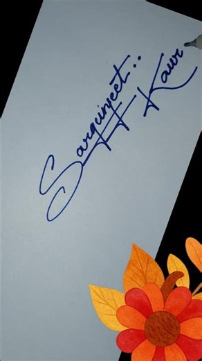 sargunjeet kaur #name #signature