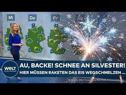 WETTER AN SILVESTER: Schneeanflug im Osten! Hier müssen Raketen kurz über den Gefrierpunkt starten