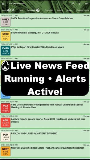 💯💯💯 Real-time stock screener with live news feed and instant alerts. #daytrade #trading