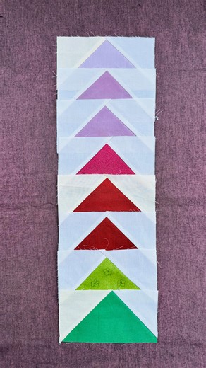 𝙲𝚑𝚎𝚕𝚜𝚎𝚊 on Instagram: "Just some fun with my first ever flying geese blocks! ☺️ this is for a fish quilt I’m working on #flyinggeese #quiltblock #sewing"