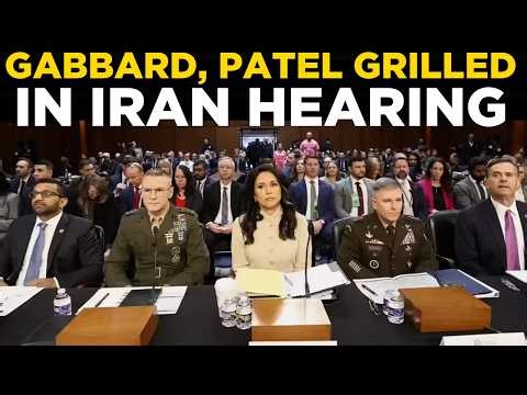 US Heated Hearing LIVE | Tulsi Gabbard, Kash Patel grilled over Iran chaos | US IRAN NEWS | TRUMP