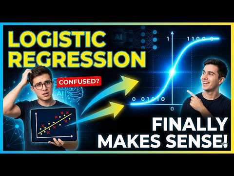 Logistic Regression Made SIMPLE 🤯 (Visual + Example + Python Code)