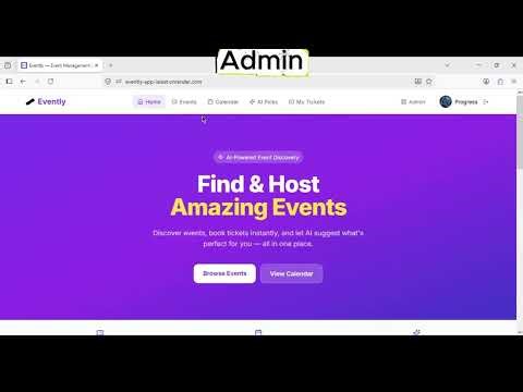 🎟️ Evently – Full-Stack Event Ticketing Platform | Django + React + Stripe + WebSockets + AI 🤖