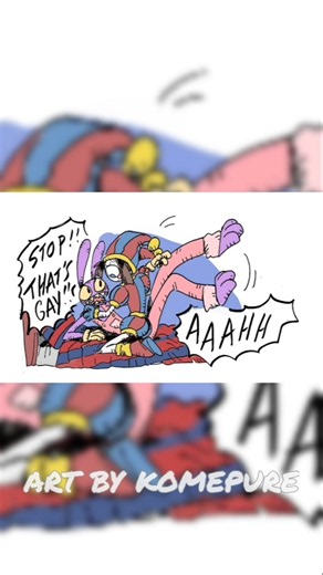 Pomni makes Jax pretty (Jax x Pomni) | Funnybunny Comic Dub #tadc #jax #pomni