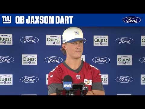 Jaxson Dart: 'I think we're taking steps each day' | New York Giants