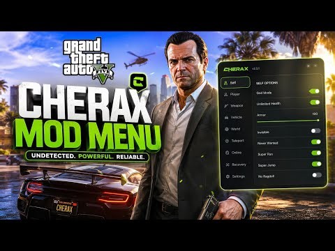 Cherax Mod Menu - Best GTA 5 Trolling Menu (Protections + Money 2026) 🔥