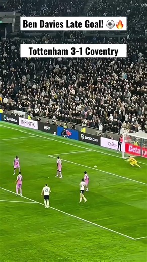 Ben Davies Scores in the 90+6th Minute! | Tottenham 3-1 Coventry