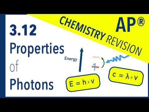 AP Chemistry 3.12 – Properties of Photons | Revision Video #apchemistry