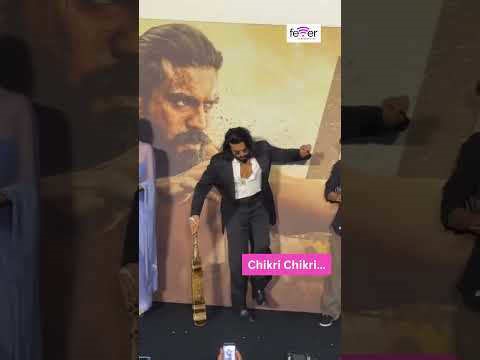 Ram Charan dances on Chikri Chikri