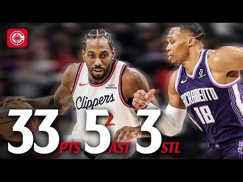 Kawhi Leonard’s 33 PTS Lead Clippers to 5 Straight Wins 🤖