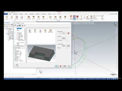002 4 Axis 3D Contour Helix Toolpath Mastercam Tutorials