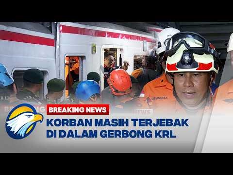BREAKING NEWS - Proses Evakuasi Korban KRL Ditabrak KA Argo Bromo
