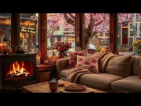 Rain Ambience 3 Hours | Cozy Window Rain and Fireplace Sounds for Sleep, Relaxation and Calm
