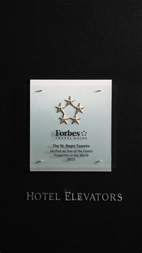 #stregistoronto #forbesfivestar #luxuryhospitality | The St. Regis Toronto