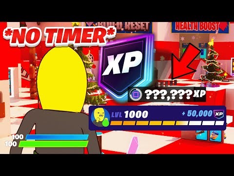*NEW* FASTEST NO TIMER Fortnite XP Map to LEVEL UP FAST in Chapter 7 WINTERFEST