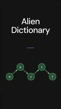 Alien Dictionary Made Easy💻🔥| DevDose #shorts