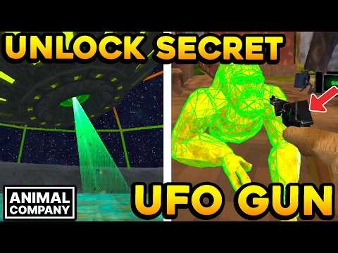 How To UNLOCK SECRET UFO GUN in Animal Company UPDATE...
