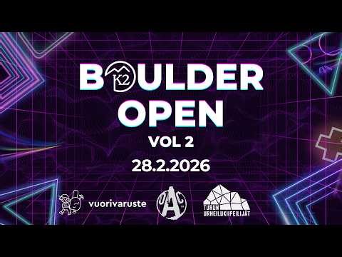 K2 Boulder Open 2026 | Climbing Competition