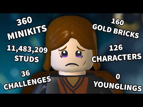 I 100%'d LEGO Star Wars: The Complete Saga. It was TOUGH.