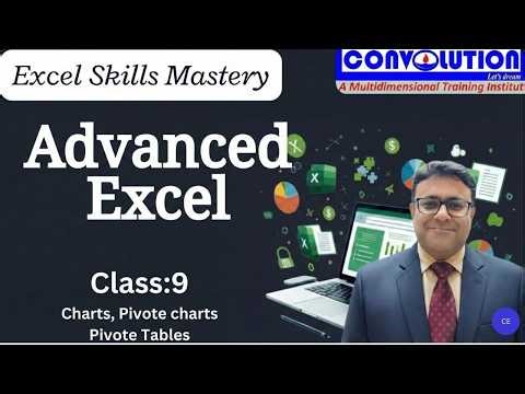 Advance Excel | Computer Proficiency | Class-9 | Charts, Pivote Charts | Convolution | PKD | A.C