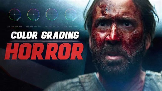 Color grading for horror films - DaVinci Resolve tutorial