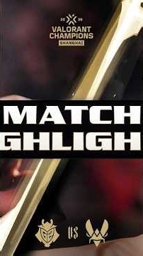 G2 vs. VIT | MATCH HIGHLIGHTS | VALORANT Champions Shanghai - Playoffs Stage #shorts