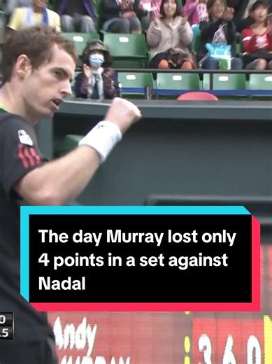 Andy Murray 6-0 Nadal — Lost Only 4 Points in a Set (2011 Tokyo Open)