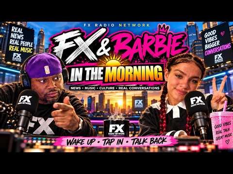 🔴 LIVE: FX & BARBIE IN THE MORNING | DRAKE, JAY-Z, YUNG MIAMI & JT, RELATIONSHIPS + HIP-HOP NEWS!