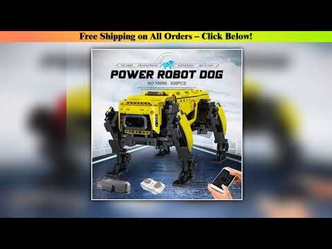 MOULD KING 15066 Technical Robot Toys The RC Motorized Boston Dynamics Big Dog Model AlphaDog