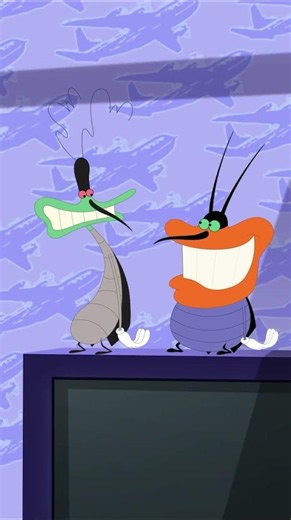 The cockroaches' new friend #Shorts #oggy | Cartoons for kids