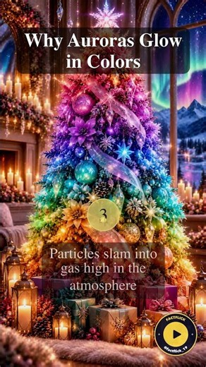 Why the Northern Lights Glow in Colors #Shorts