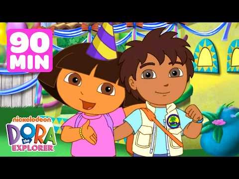 Dora the Explorer Gives Gifts and Toys! 🎁 90 Minutes | Dora & Friends