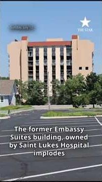 Watch the former Embassy Suites building in Kansas City implode