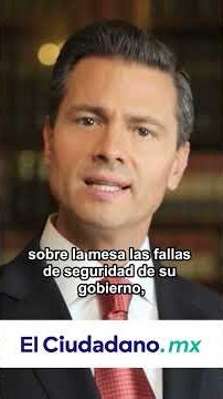 Peña Nieto recalls El Chapo's escape: "Even the best hunter lets the hare slip away"