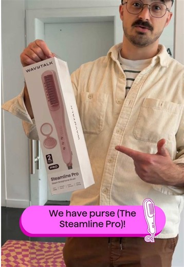 Luckily we have purse (The Steamline Pro) 🤭👛 LAST CHANCE today to get The Steamline Pro on sale at @target for 30% OFF. If you’ve been waiting for a sign to get your hands on it, this is it 😌 #wavytalksteamlinepro #ihavepurse #wavytalk #target #sale