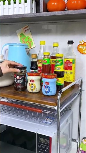 “Smart Microwave Rack – Save Space Instantly!”