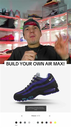 You can now create your own Nike Air Max 95s 👀 Worth the hype? #fashiontiktok #drip #ukdrip #sneakerhead #streetwear