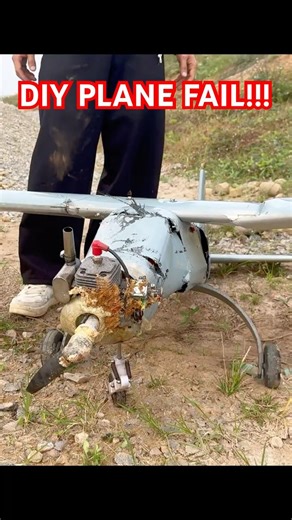 I TESTED MY DIY PLANE… AND IT SHATTERED!! #Aviation #Fail