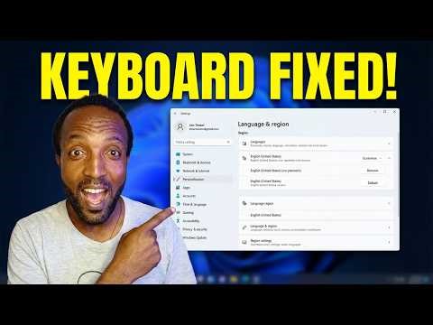Windows Keyboard Settings Fix | Change to US Layout & Type Special Characters (@, #, $)