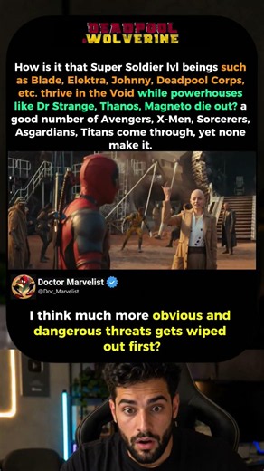 How did low Level Super Soldiers survive in Void but X-Men could not?