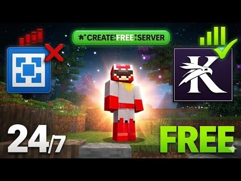 How to Make FREE 24/7 Java + Bedrock Server FREE Minecraft Server 😍
