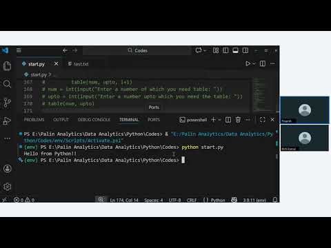 Python 11 AM Batch File Handling Training : Session 14