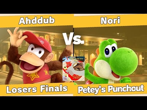 Petey's Punchout - Ahddub (Diddy Kong, Link) vs Nori (Yoshi) - Losers Finals
