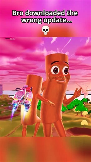 Bro downloaded the wrong update... 💀 #fortnite #shorts #gaming