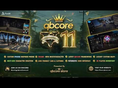 Best QBCore Server for Sale 2025 | FiveM Server Supreme V11 | 400+ FiveM Scripts, Mods & MLOs Packed