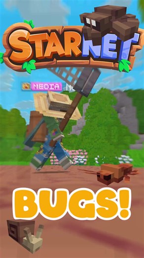 Introducing: Bug Catching. A new fun task to complete as you run around the resort island. Join our discord for more sneak peeks! #minecraft #mcyt #minecraftserver #fyp #viral