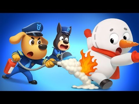 Awas! Jangan Main Tekan Alarm Kebakaran🚨| Kepala Polisi Labrador | BabyBus Bahasa Indonesia