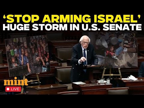 Live | ‘Stop Arming Israel’: Bernie Sanders Explodes In US Senate | US Congress | Netanyahu | Gaza