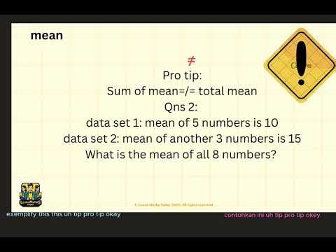 How to Find Mean (Average) | O Level E Maths | Sec 2 Maths Singapore